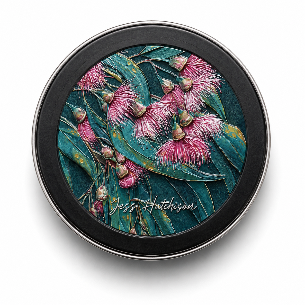 Australian Artist Soy Candle Mini Tin | Australian Bush | 15+Hrs