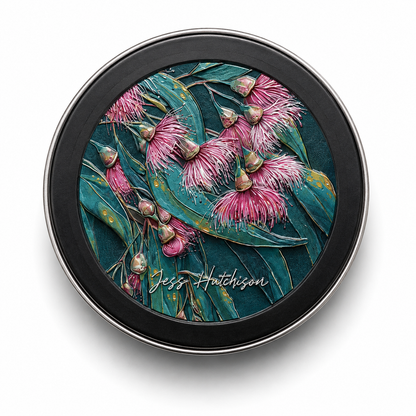 Australian Artist Soy Candle Mini Tin | Australian Bush | 15+Hrs