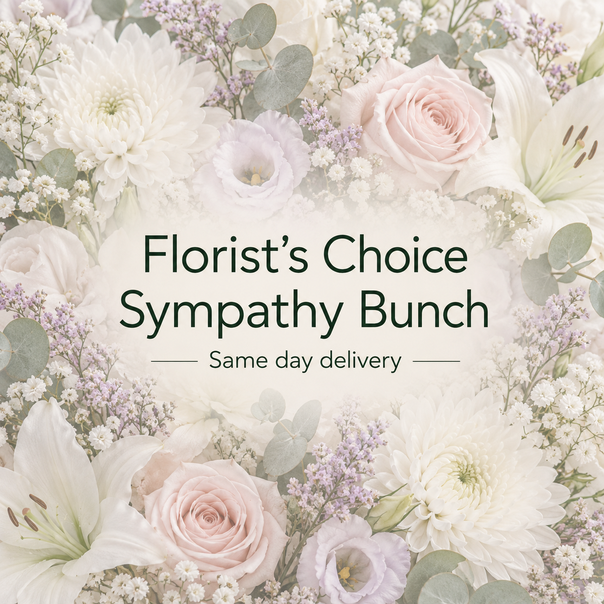 Fresh Florist’s Choice Sympathy Bunch