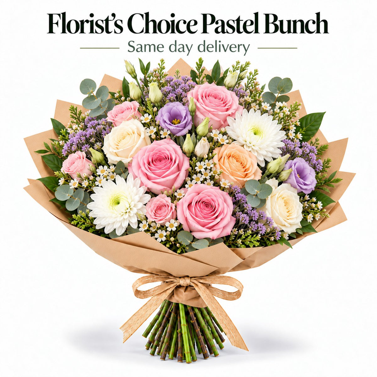 Fresh Pastel Bunch - Florist&