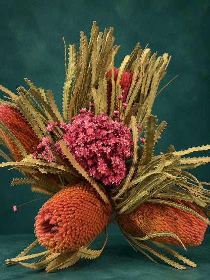 Pale Pink Banksia &amp; Starflower Wildflower Bunch