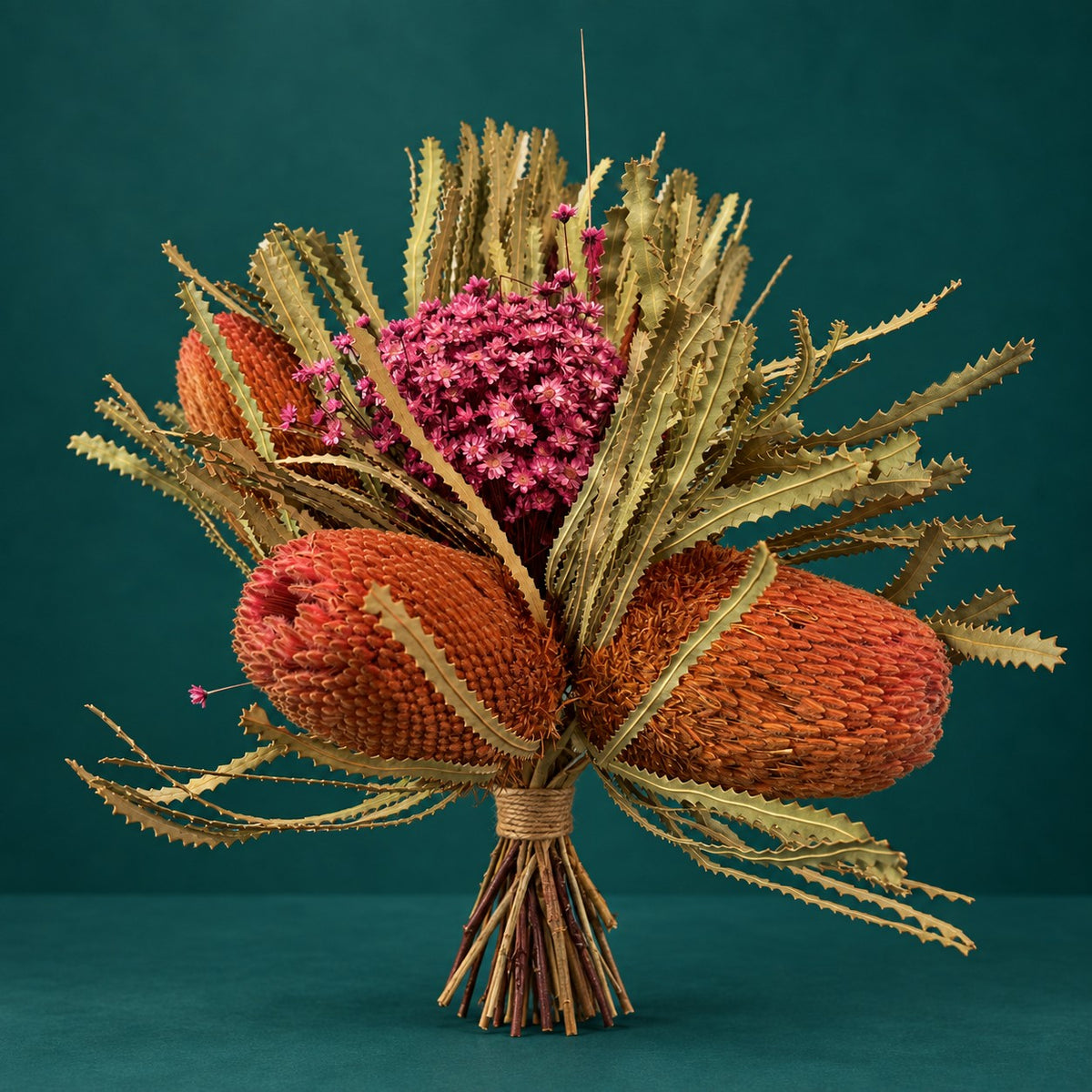 Pale Pink Banksia &amp; Starflower Wildflower Bunch