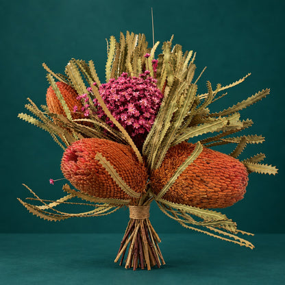 Pale Pink Banksia &amp; Starflower Wildflower Bunch